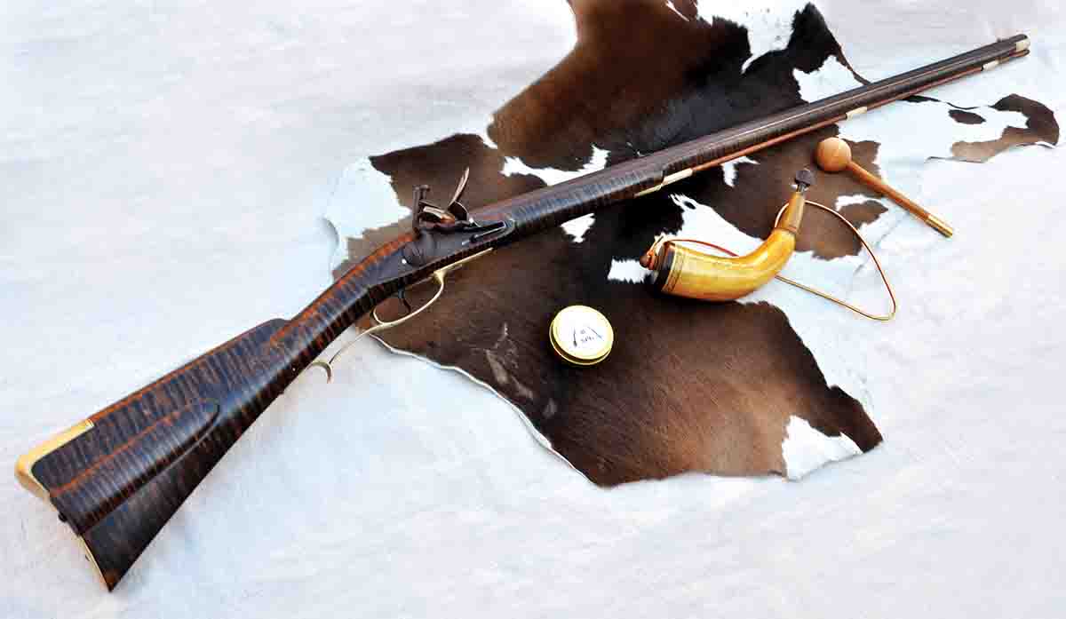 A Jim Kibler “Colonial” rifle kit, finished by Bob Glodt.